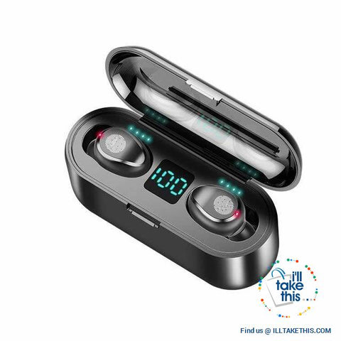 Image of Wireless Earbuds - Bluetooth V5, Superb Wireless Earphones Stereo Headphones - I'LL TAKE THIS