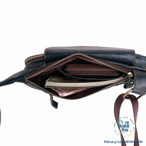 Image of Genuine Leather Sling/Cross-body Man bag with a Sophisticated style - I'LL TAKE THIS