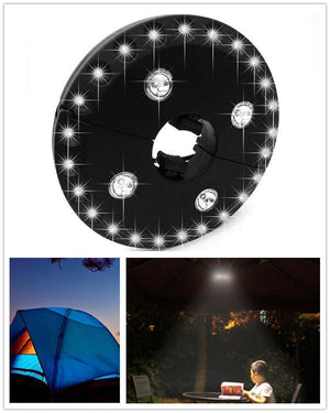 Tent Light illuminates your space during the night!