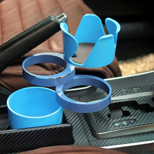 Automotive Multi Cups Organizer Phone Holder Car Drink Bottle Gadget Storage