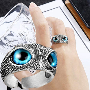 Vintage style Animal Rings, Men and Women's ring Gothic Animals Owls, Frogs, Dragon and Cats - One Size fits all