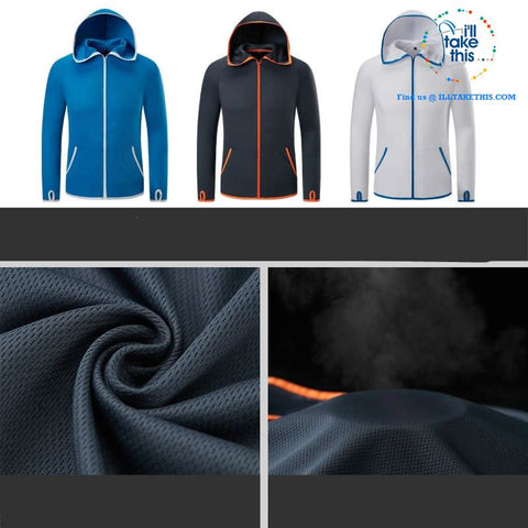 Image of Waterproof Hooded Jacket, Water, Splash & Sun resistant Men's/Women's Jackets in 3 Colors options - I'LL TAKE THIS