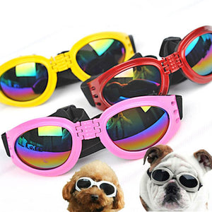 Dog UV Sunglasses Foldable Glasses Windproof - 5 Color Options for Medium to Large Dogs - I'LL TAKE THIS
