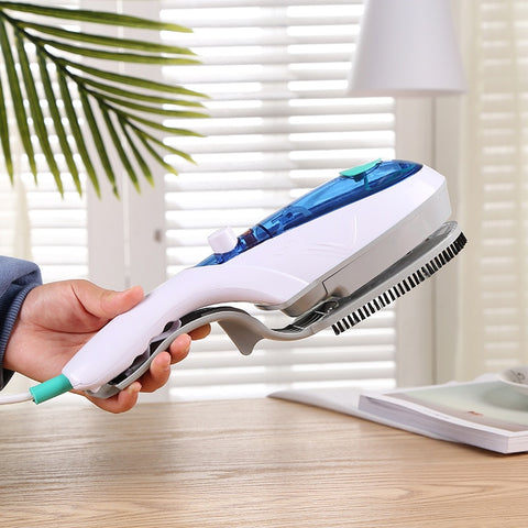 Image of Portable handheld Steamer/Iron with garment Brush - Powerful 1000w ideal For Clothes, and Underwear