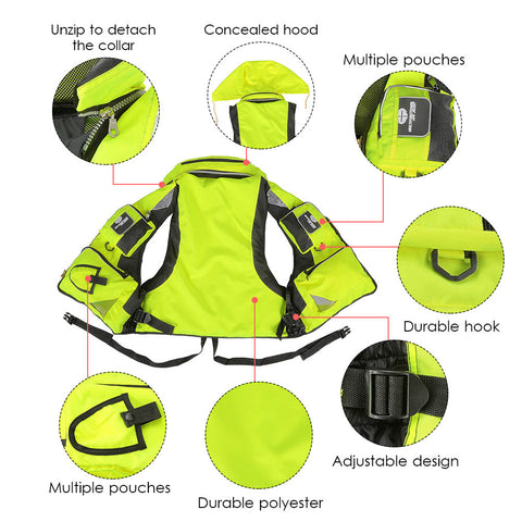 Image of Fishing Vests Suit Fly, Boat or Rock Fishing built-in buoyancy ideal Safety Jacket for All fishermen - I'LL TAKE THIS