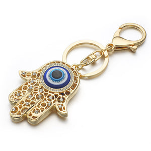 Keychains Lucky Charm Amulet Hamsa Fatima Hand Evil Eye - Car Keyrings or key chains - I'LL TAKE THIS