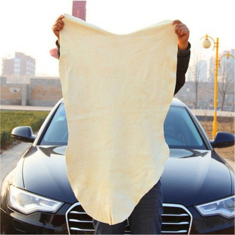 Image of Chamois, Natural Quality Pure Suede - Thick and soft Natural Chamois Cleaning Cloth - I'LL TAKE THIS