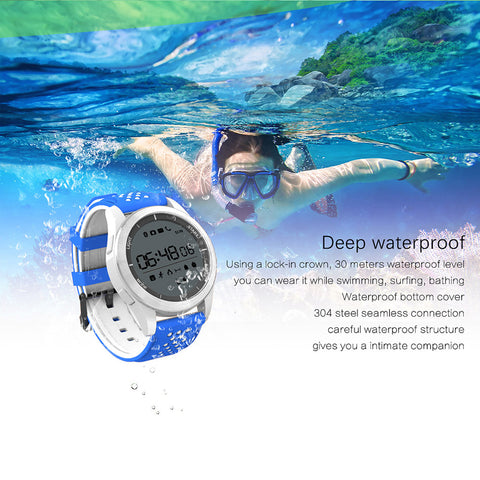 Image of Smart Watch Waterproof B’tooth 4.0. Pedometer Sport Fitness Sports Tracker B’tooth Push iOS/Android/Android - I'LL TAKE THIS