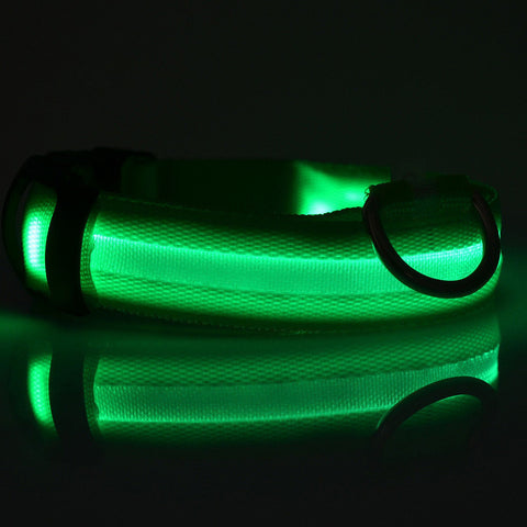 Image of LED Light-up Dog Collars - LED Light Night Safety Light-up Flash Glowing in Dark LED Dog Collars - I'LL TAKE THIS