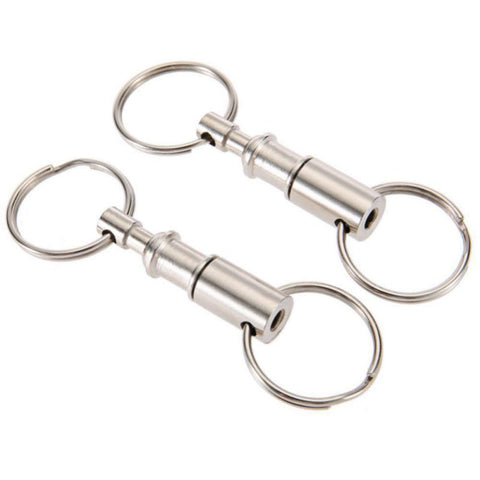 Image of Dual keyring binder with a swivel center that pulls apart for easy key separation, 2 units - I'LL TAKE THIS