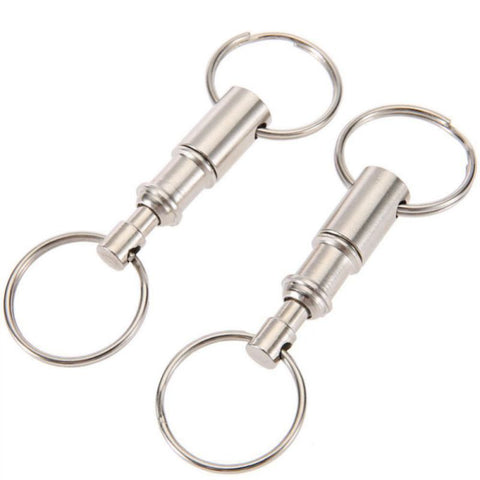 Image of Dual keyring binder with a swivel center that pulls apart for easy key separation, 2 units - I'LL TAKE THIS