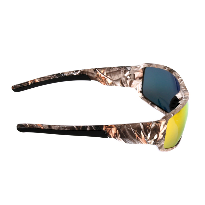 Men Polarized Camouflage Sunglasses for Fishing and Hunting, Camo Colored  Lenses