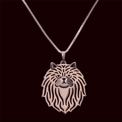 Image of Persian Cat Pendant in Gold, Silver or Rose Gold with FREE Link chain - I'LL TAKE THIS