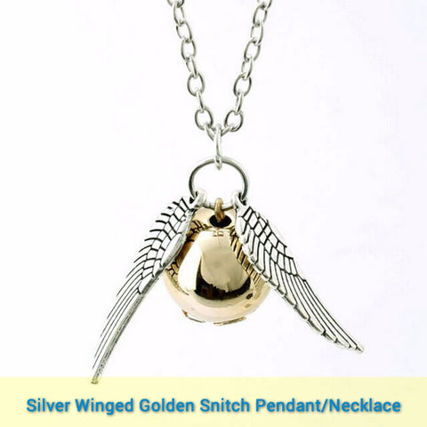 Image of Stylish Harry Potter Collares Quidditch The Golden Snitch Pendant + Necklace - I'LL TAKE THIS