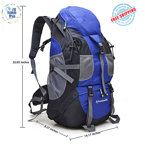 Image of Hiking Camping Outdoor Backpacks 50 or 60L - Nylon Sport Bag for Camping, Travelling - I'LL TAKE THIS