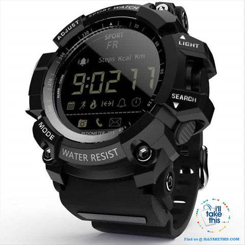 Image of All-Terrain Men's Smartwatch - Designed for the Rugged Sporting Enthusiast - I'LL TAKE THIS