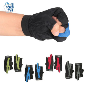 1 Pair 3 Fingerless Gloves Anti-slip Breathable Lightweight Fishing Gloves Outdoor Sports Cycling Camping Running - I'LL TAKE THIS