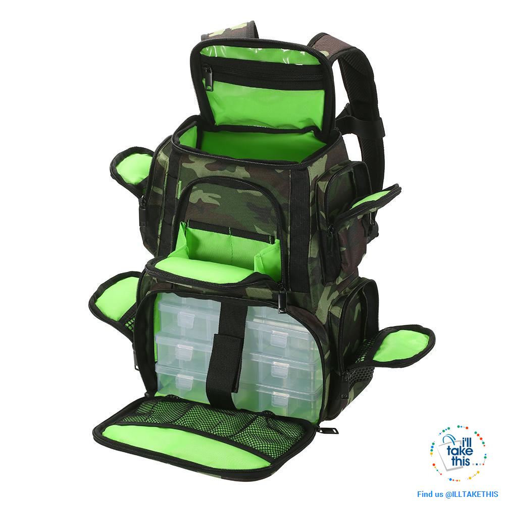 Fishermans backpack, get serious with your Fishing Tackle Organization –  I'LL TAKE THIS