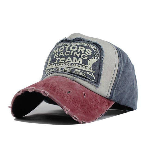 Image of Distressed Vintage Baseball Cap, Strapback cap 100% Cotton with 8 Color Options