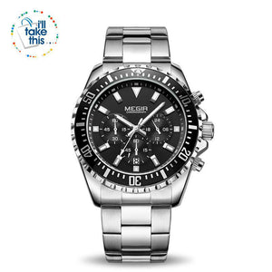 Men's Luxury Chronograph Business Watch ⌚ Quartz movement