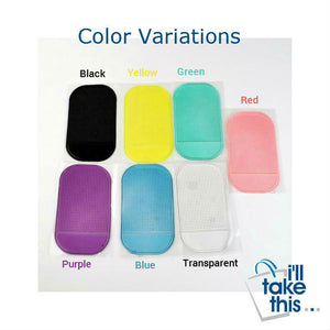 Anti-Slip Mat for Mobile Phone or GPS a great Automobile Interior Car Accessories, 7 colors