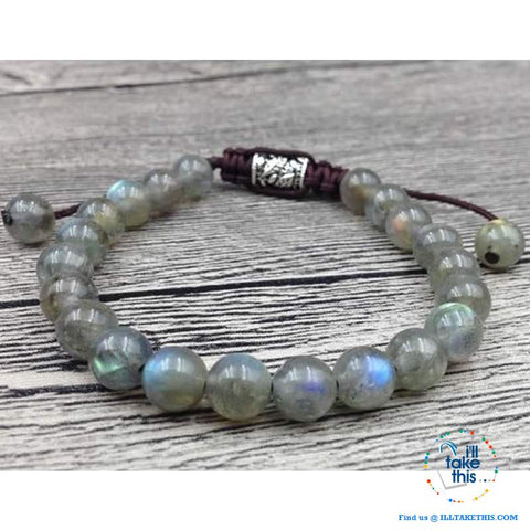 Image of Calming, Wellbeing and Healing Bracelets with Bronzite, Moonstone, Jasper or Labrotore Stones - I'LL TAKE THIS
