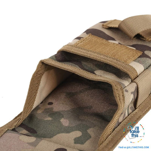 Image of Camouflage Belt Phone Bag,  Side pouch suit 5.7' phones, 5 Color Options - I'LL TAKE THIS