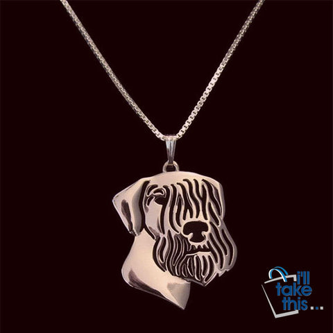 Image of Cesky Terrier Pendant in Gold, Silver or Rose Gold with FREE Link chain - I'LL TAKE THIS
