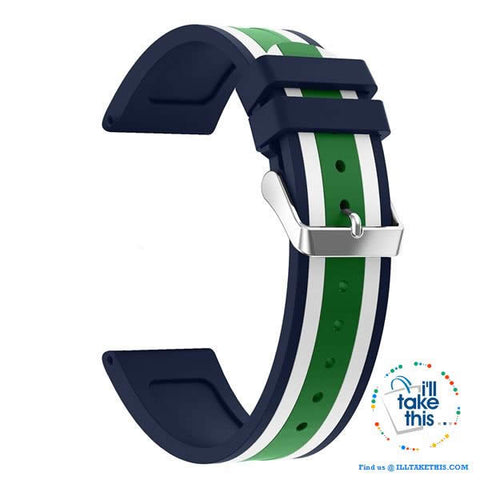 Image of Apple Watchband, Colorful Silicone wrist strap suit Apple Series 4 down 38mm & 42mm - I'LL TAKE THIS
