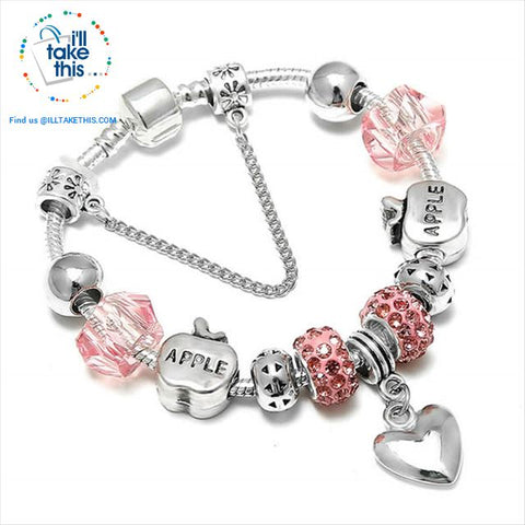 Image of Murano Beads and Charm Bracelets ideal Women's Friendship Bracelet - Lot's of Style and colors - I'LL TAKE THIS