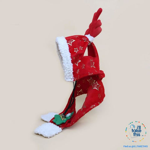 Image of Pet Lovers our Dog/Cat Santa/Birthday Cap, Scarf, Antler and Christmas Hat Costume, S-XXL - I'LL TAKE THIS