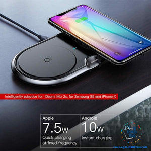 Dual universal wireless charger that you can use on multiple iPhone, Androids  or watch types