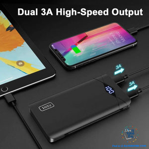 Dual USB Portable Charger Powerbank Suits iPhone/iPad/Samsung Androids Phones