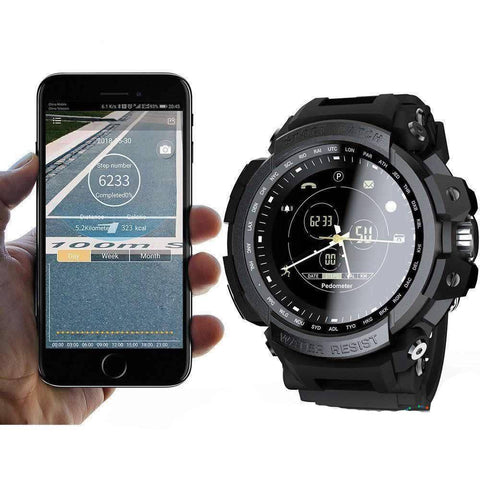 Image of ⌚️ Men's Chronograph SmartWatch sync with Android and Apple iOS iPhone