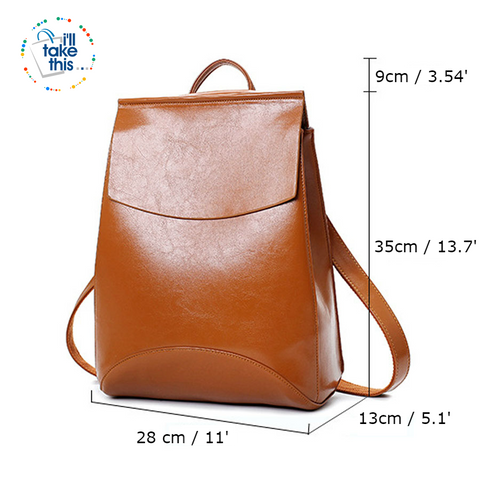 Image of Leisure Backpack is simply crafted with clean, elegant lines - 9 Colors Choice - I'LL TAKE THIS