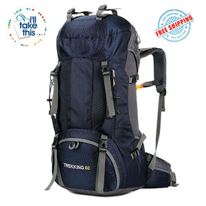 Hiking Camping Outdoor Backpacks 50 or 60L - Nylon Sport Bag for Camping, Travelling - I'LL TAKE THIS