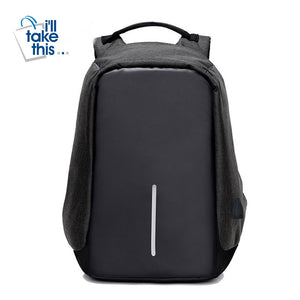 Anti-theft backpack Multifunction USB Charge Men 15inch Laptop Backpacks School Bags Travel Backpack - I'LL TAKE THIS