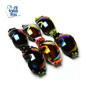 Anti Fog Snowboard Ski Goggles Double Lens Snow Glasses Men or Women - Adult Ski Goggles