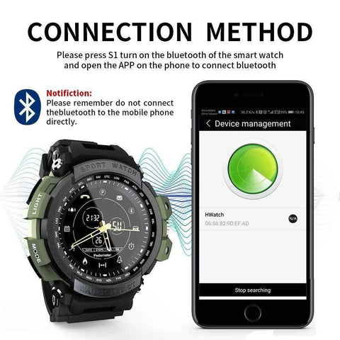 Image of ⌚️ Men's Chronograph SmartWatch sync with Android and Apple iOS iPhone