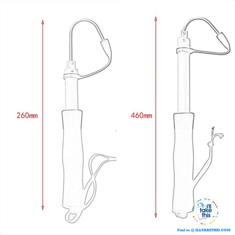 Image of Fisherman's Telescopic Gaff, Aluminum Body with Stainless Hook + Sturdy Handle 2 or 4 Foot - I'LL TAKE THIS