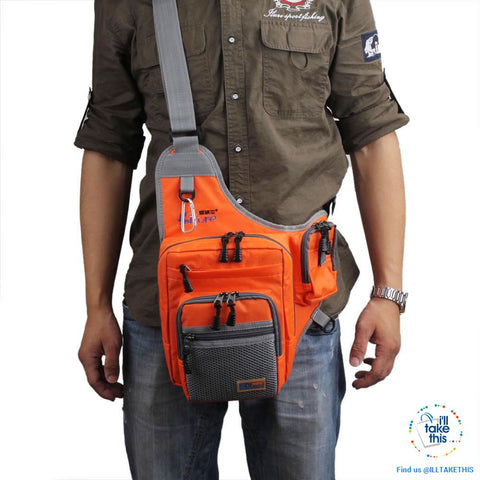 Image of The fisherman's Friend, a Shoulder bag with a multitude of purposes - Three Color options - I'LL TAKE THIS