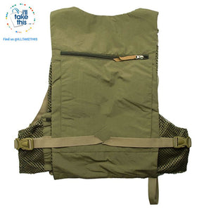 Our MaxCatch Flyfishing vest with BONUS Double hook Fly fishing lures