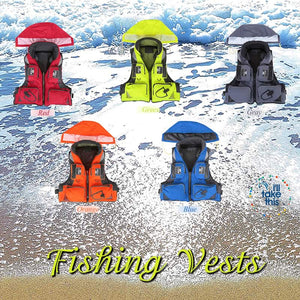 Fishing Vests Suit Fly, Boat or Rock Fishing built-in buoyancy ideal Safety Jacket for All fishermen - I'LL TAKE THIS