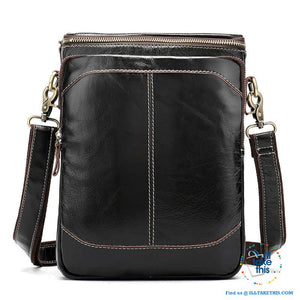 Genuine Leather Messenger bag/Man bag with enough room to take your iPad/Android Tablet - I'LL TAKE THIS