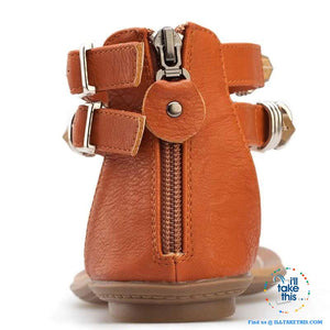 Gypsy Styled String/Beaded Sandals with rear zipper ideal Flat Shoe Flip flops