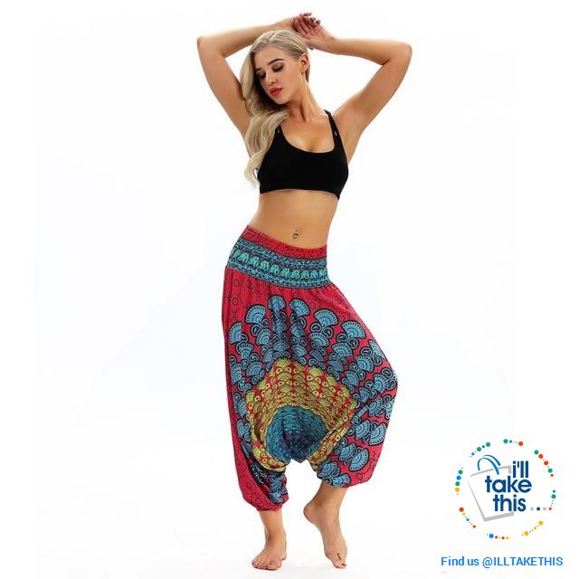 Harem Pants, 25 Unique Bohemian/Hippy/Yoga Styles with Wide Legs 🧘 – I'LL  TAKE THIS