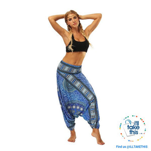 Harem Pants, 25 Unique Bohemian/Hippy Styles with Wide Legs to suit your Yoga, Pilates or Mediation - I'LL TAKE THIS