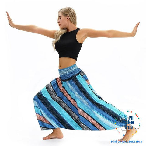 Image of Harem Pants, 25 Unique Bohemian/Hippy Styles with Wide Legs to suit your Yoga, Pilates or Mediation - I'LL TAKE THIS