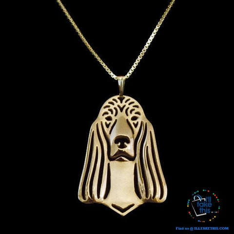 Image of Irish Setter Lovers' a unique designed Pendant in Gold, Silver or Rose Gold Plating + BONUS Necklace - I'LL TAKE THIS