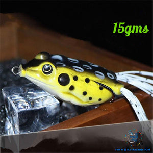 Lifelike Soft Badass FROG, a must have BASS lure ideal Silicone Baits - 12 Colors - I'LL TAKE THIS
